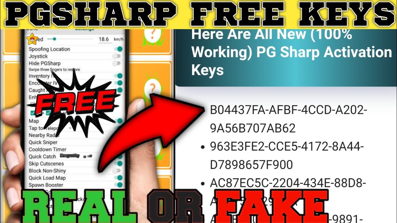 how to use pgsharp paid features for free, pgsharp free standard keys, pokemon  go