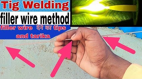 Tig Welding filler wire method l Learn how to tig weld better & faster by learning how to feed that