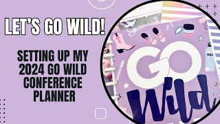 setting up my go wild 2024 planner!