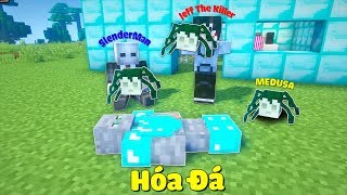 CHẾ TẠO THÀNH CÔNG VŨ KHÍ BÍ MẬT BIẾN THẰNG PRO THÀNH CỤC ĐÁ TRONG MCPE | Thử Thách SlenderMan