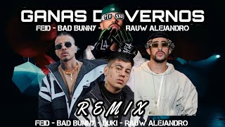 Ganas De Vernos (Remix) - Feid, Duki, Bad Bunny & Rauw Alejandro (Music Video) Prod. By Juotropx