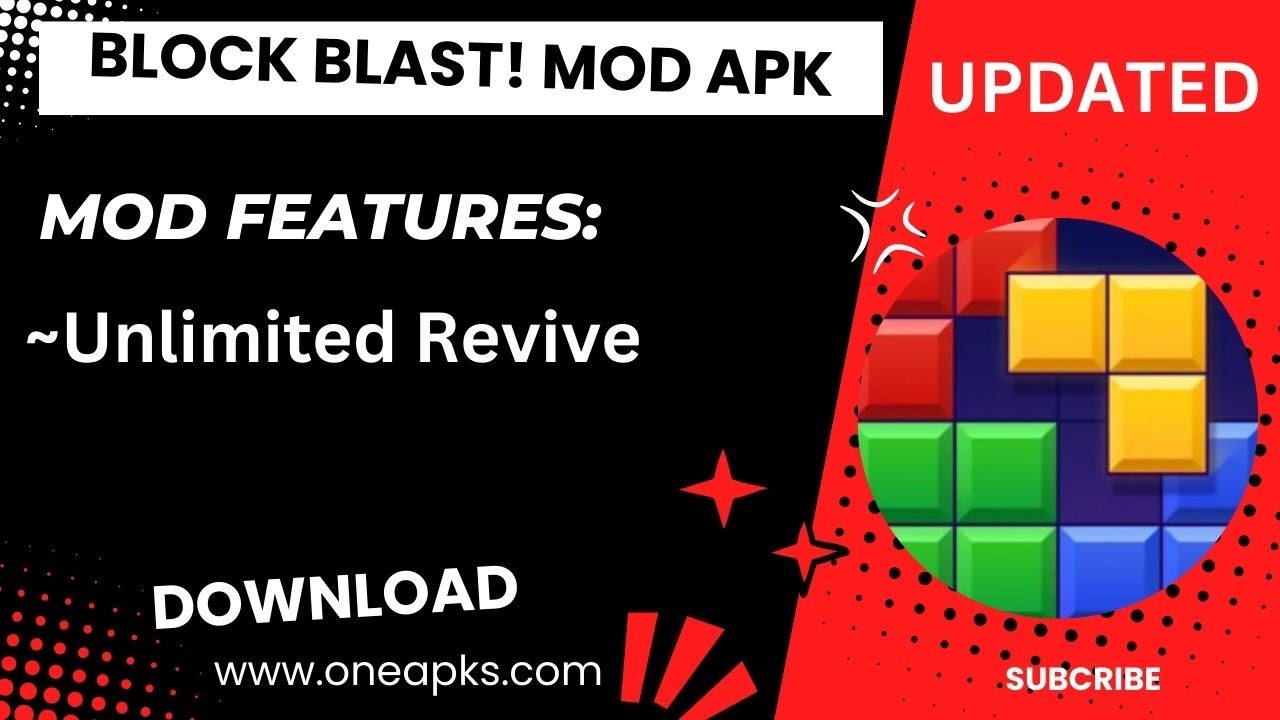 Block Blast Mod APK 6.7.0 Unlimited Revive YouTube