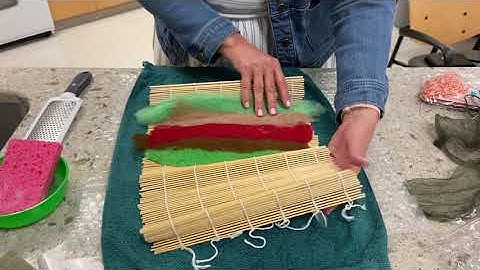 Textile Lab Projects - Felting and Batik Dyeing