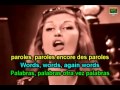 Dalida paroles paroles with french  english lyrics subtitles