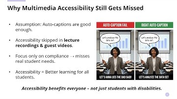 Making your videos accessible