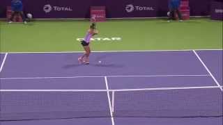 Casey Dellacqua 2015 Qatar Total Open Hot Shot