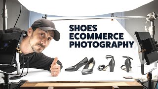 How to photograph shoes for eCommerce - Full affordable setup