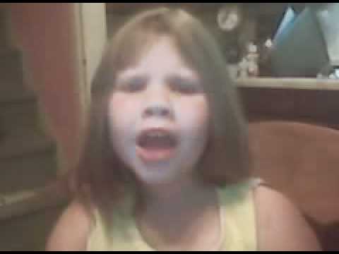 Jillian singing 7 Things by Miley Cyrus