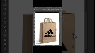 HOW TO ADD LOGO TO OBJECT  #addlogo #paperbag #tutorial #shorts #adidas #adidaslogo