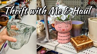 THRIFT ALONG WITH ME AT GOODWILL + MY MODERN ORGANIC HOME HAUL | THRIFTING IN 2024