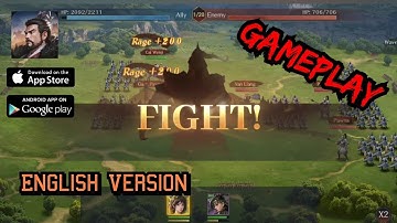 Throne of Three Kingdoms - Gameplay / Tutorial - No Commentary ( Android , IOS, english Version)