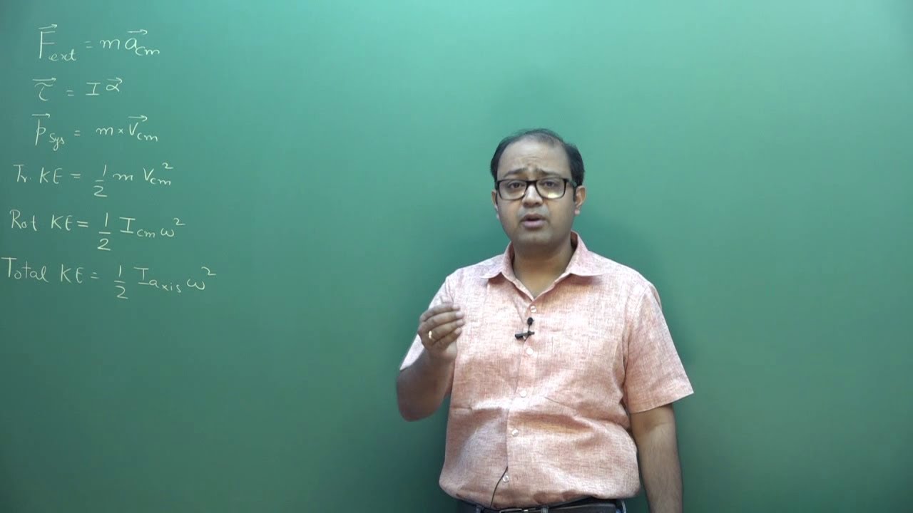 Problem Solving Fixed Axis Rotation 1 by ANU Sir - YouTube