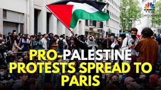 University Students In Paris Protest War In Gaza | Israel-Hamas War | Pro-Palestine Protests | IN18V