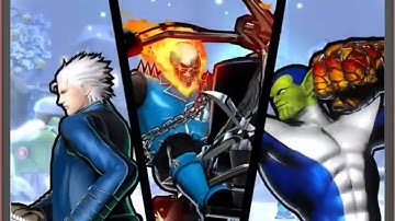 Ultimate Marvel vs Capcom 3: Ghost Rider, Vergil, and Super Skrull arcade playthrough