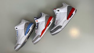 Jordan 3 'Shape Comparison'