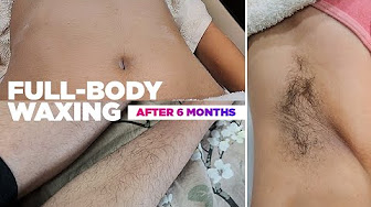 Male brazilian wax instructional video