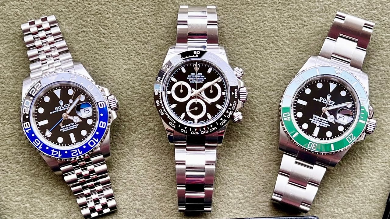 Rolex Daytona vs GMT vs Submariner - YouTube