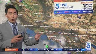 Warmer than average temps forecast throughout SoCal week