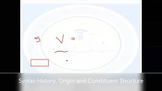 Syntax History, Origin and Constituent Structure