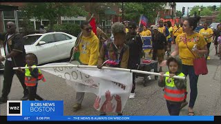 'Today is actually about love." Boston marks Juneteenth with celebration, remembrance