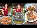 Fry shrimp and cook pepper recipe shrimp salad delicious  cooking with sros