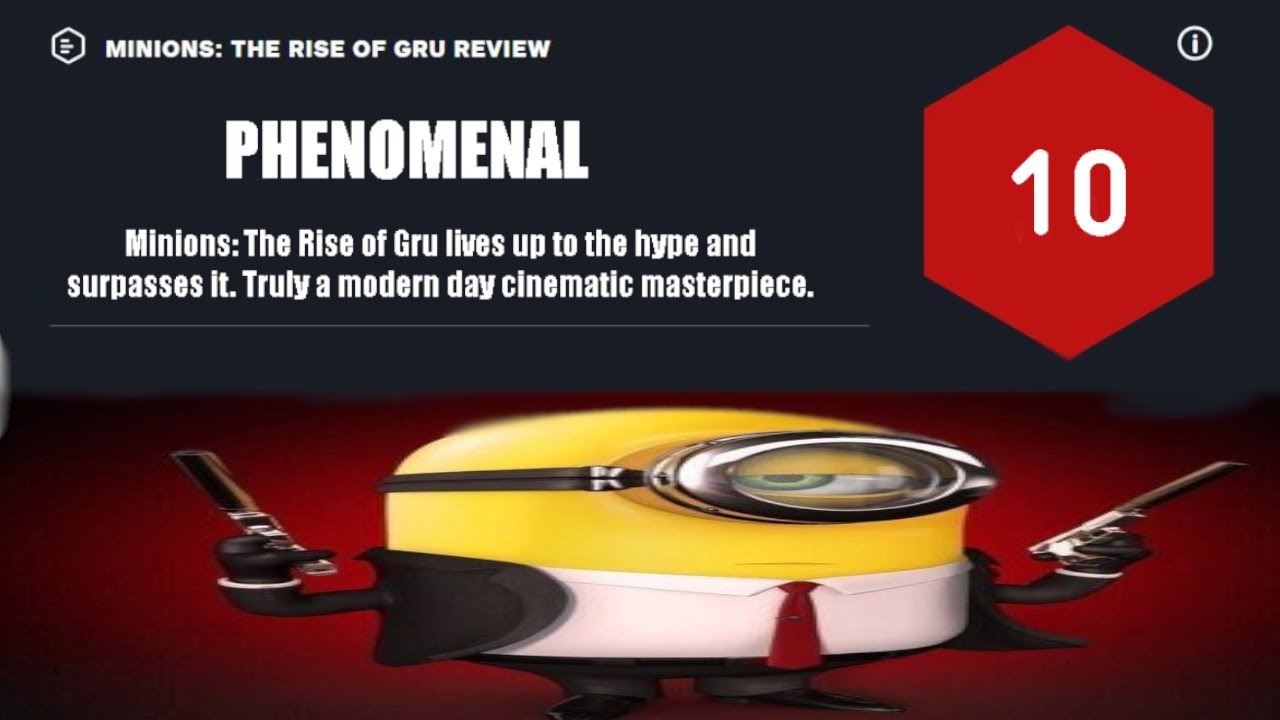 Minions: The Rise of Gru rated 10/10 by IGN - YouTube