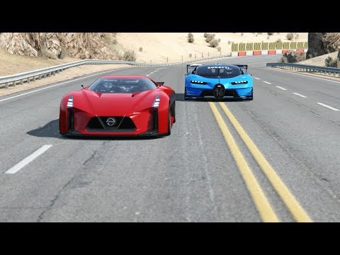 bugatti-vision-gt-vs-nissan-concept-2020-vision-gt-at-black-cat-country