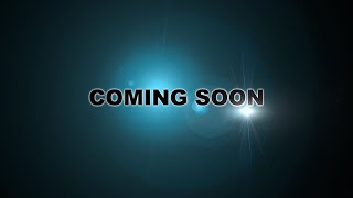 Coming Soon Title with sound Effect |After Effects videos |Motion Typography | CopyrightFreeVideos01