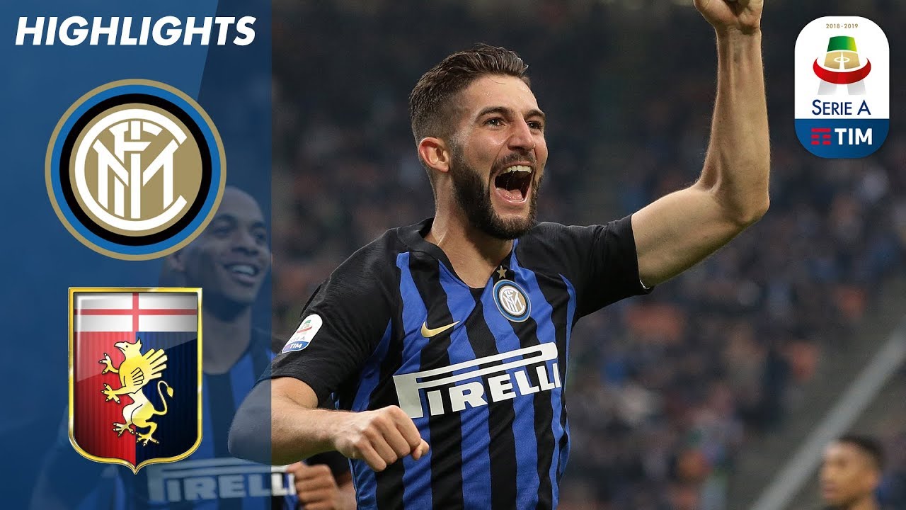 Inter 5 0 Genoa Gagliardini Scores Brace In Huge Inter Win Serie A Youtube