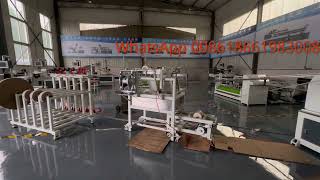 Automatic multi knife online cutting CNC paper tube core making machine
