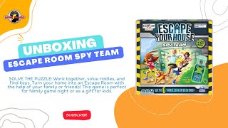 Unboxing: Escape Room Spy Team