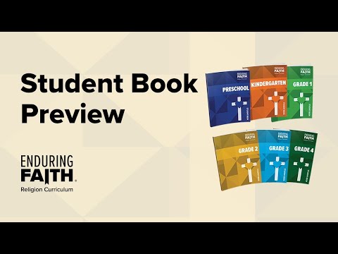 Student Book Preview | Enduring Faith Religion Curriculum