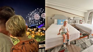 Our Incredible Disney's Contemporary Resort Check In Day! | Room Tour, First Time Seeing Fireworks!