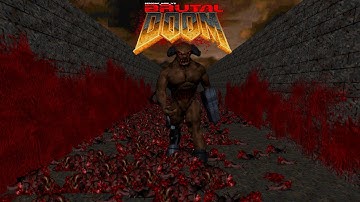 Cyberdemon & Annihilator vs 1000 imps & Hell Knights - Brutal Doom 64 - Deadly Monster Infighting