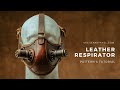 Leather Respirator Mask to Scare Corona (Tutorial & PDF Pattern)