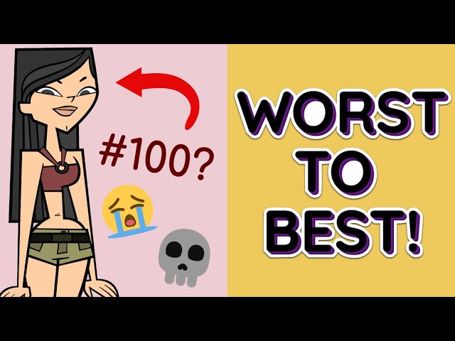EVERY TOTAL DRAMA CONTESTANT RANKED WORST TO BEST! (2024) class=