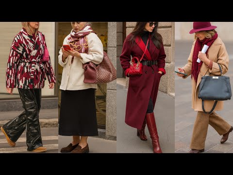 HOTTEST NOVEMBER 2025 MILAN STREET TRENDS ITALIAN LUXURY OUTFITS STYLE WINTER FASHION LOOKS