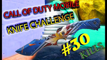 30 Kills KNIFE CHALLENGE IN KILL CONFIRMED |COD MOBILE - RAID MAP| SEASON 6