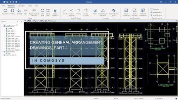 Creating General Arrangement Drawings for Elevated Water Tank Tower Detailing _ Part 1 | COMOSYS