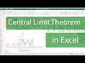 Central Limit Theorem - Explanation with Excel Download
