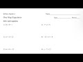 Solving One Step Equations Kuta Software Solving One Step Equations Kuta Software