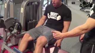 Muscle Mike and IFPA Pro Ryan Nelson Crush Legs