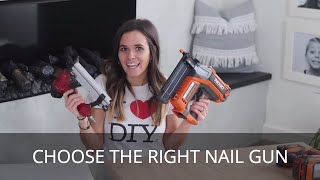 Choosing the Right Nail Gun | Brad vs Finish vs Framing Nailer | This or That DIY