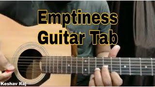 Vignette de la vidéo "Emptiness - Tune Mere Jaana - Intro - guitar tabs - gajendra verma"