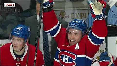 Corey Schueneman Scores His First NHL Goal To Give Montreal The 3-2 Lead In The Third