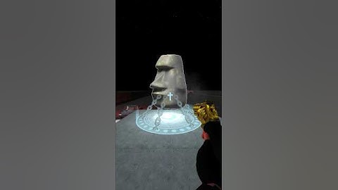 Skull And Moai Chasing On Road Night Highway Nextbots Gmod