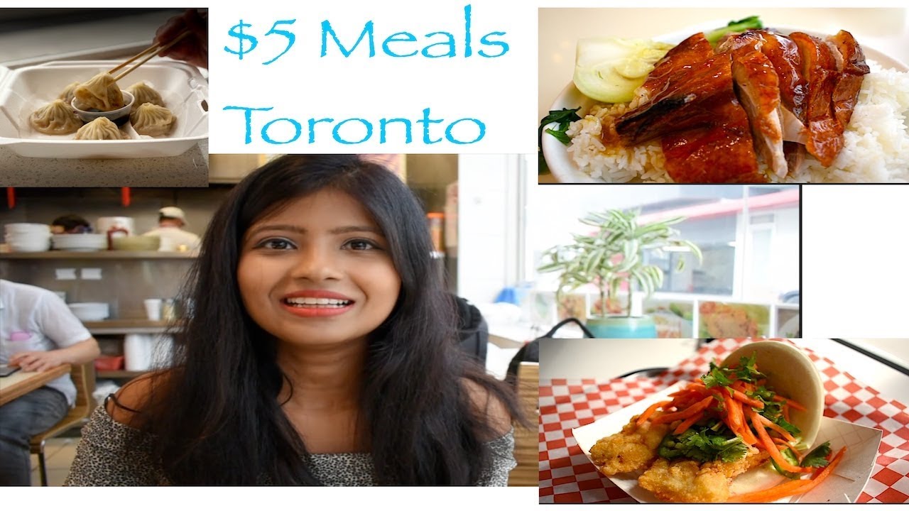 Cheap Food Challenge Part 1 5 Meals in Toronto YouTube