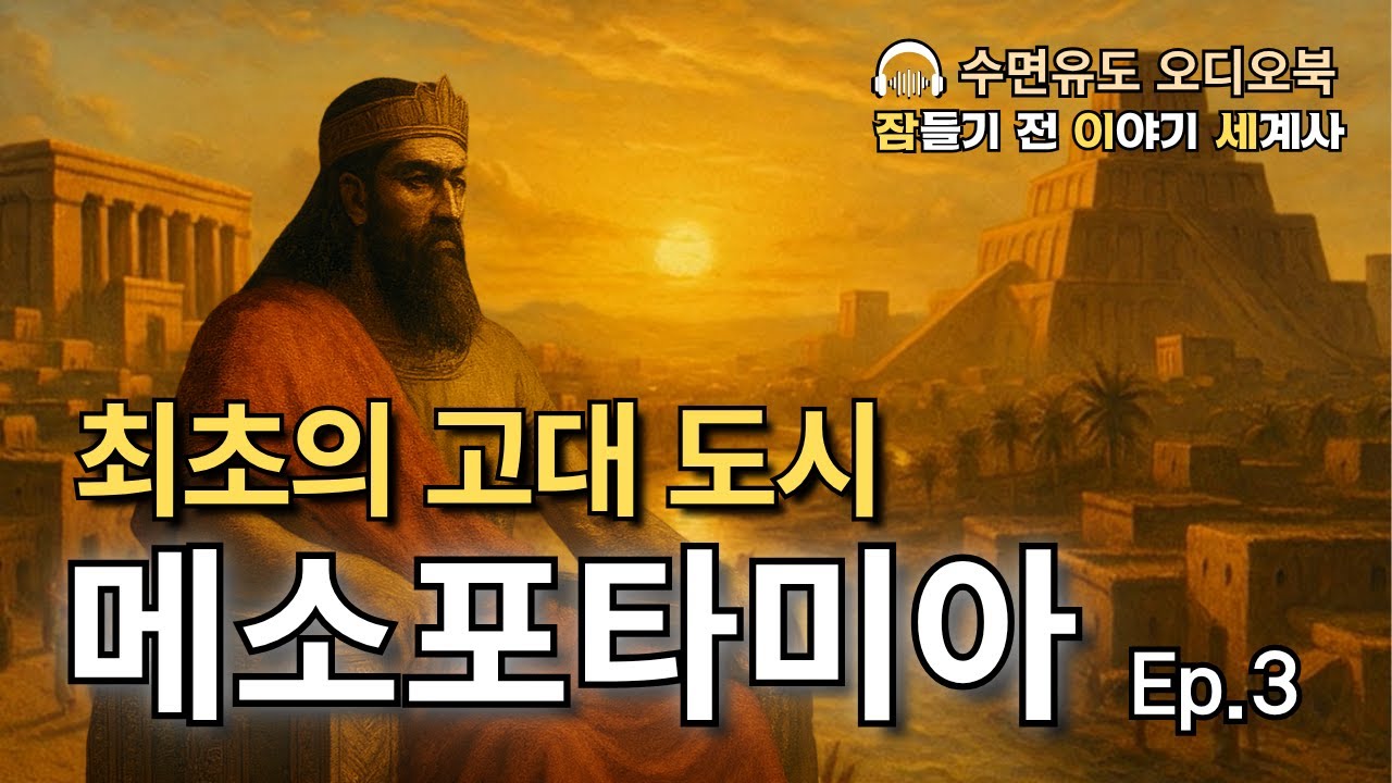 🌙꿀잠직행 | 이야기로 듣는 최초의 고대 도시, 메소포타미아 (인류 문명의 첫심장) | 중간광고 없음