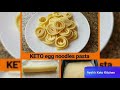 How to make Keto Pasta l Keto Egg noodles l Keto recipe l Almond Flour pasta l SIMPLE RECIPE l#1