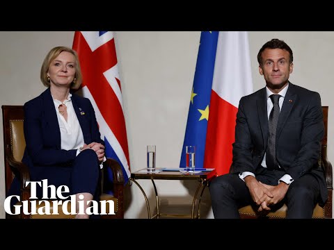 Liz Truss calls Macron a 'friend' rather than foe at EU summit
